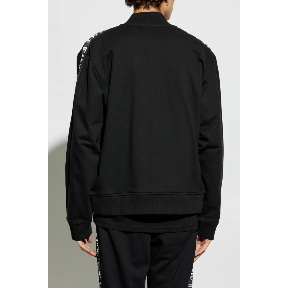 Versace Jeans Couture Rits-sweatshirt Black Heren