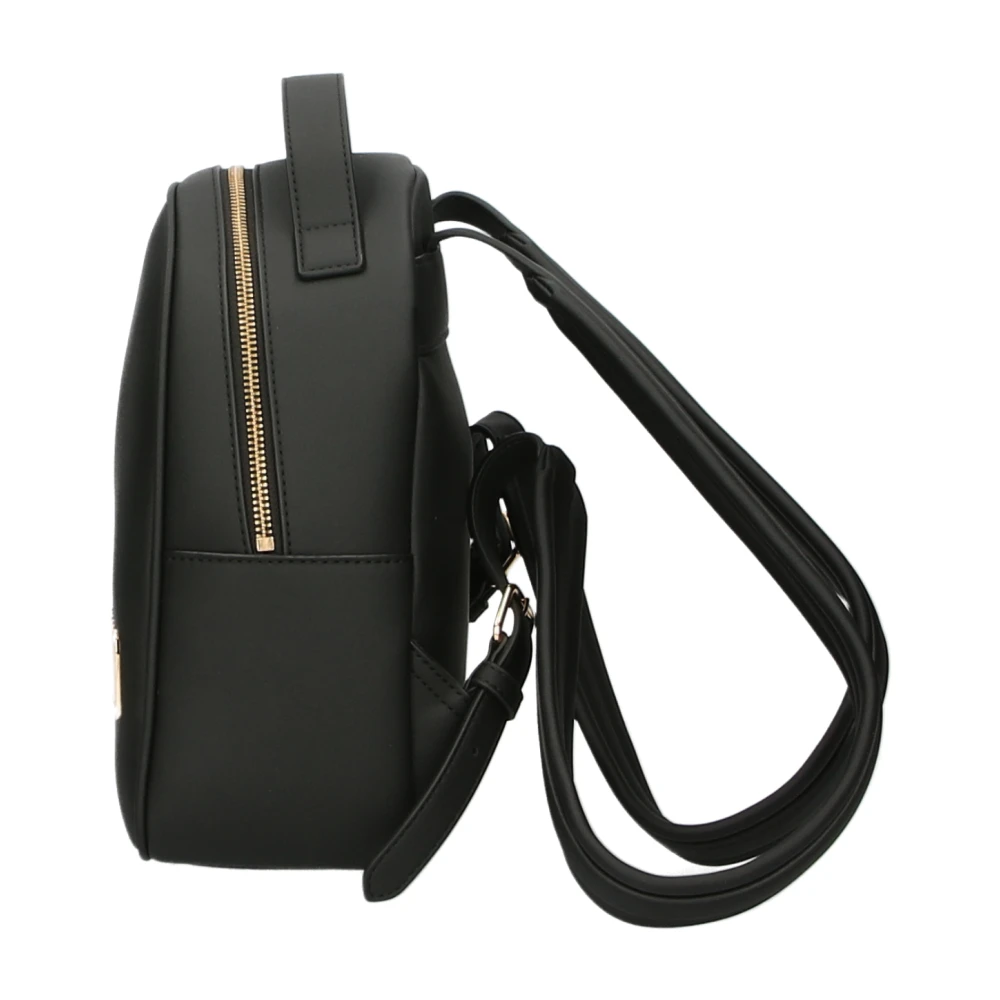 Love Moschino Zwarte rugzak Klein kunstleer Black Dames
