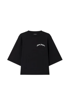 Mini Curved Logo Boxy T-Shirt