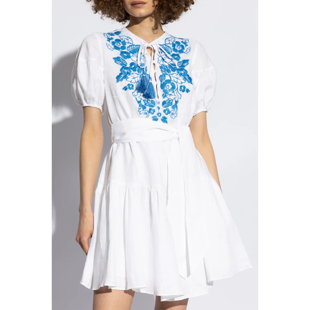 Kate Spade Jurk met bloemenpatroon White Dames