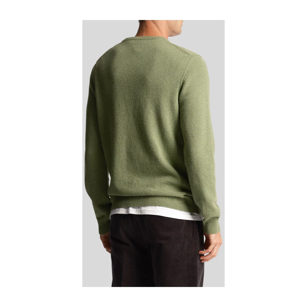 Lyle & Scott Groene Marl Sweaters voor Heren Green Heren