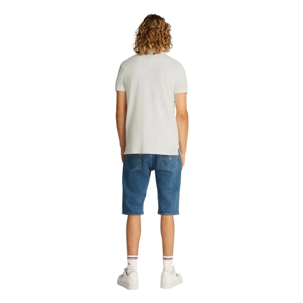 Tommy Jeans Katoenen Polo Shirt Collectie White Heren