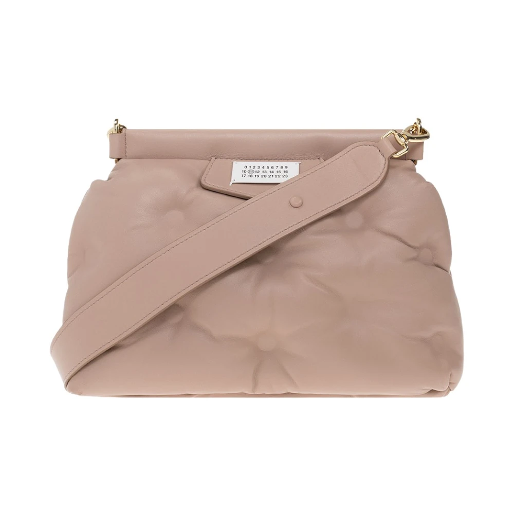 Maison Margiela Women's Beige Glam Slam Shoulder Bag