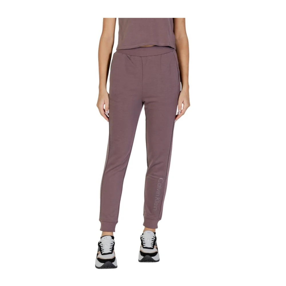 Calvin Klein Polyester Dames Jeans & Broeken Collectie Purple Dames