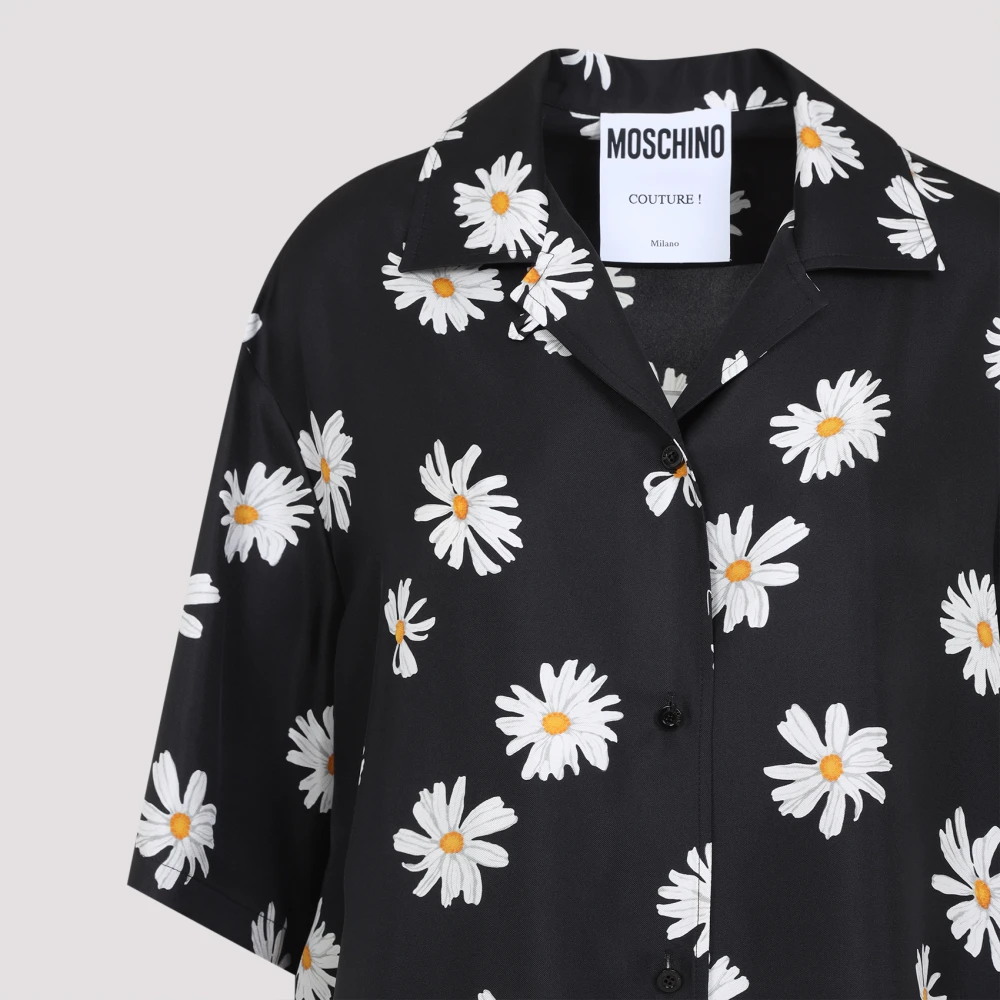 Moschino Fantasia Nero Shirt Black Dames