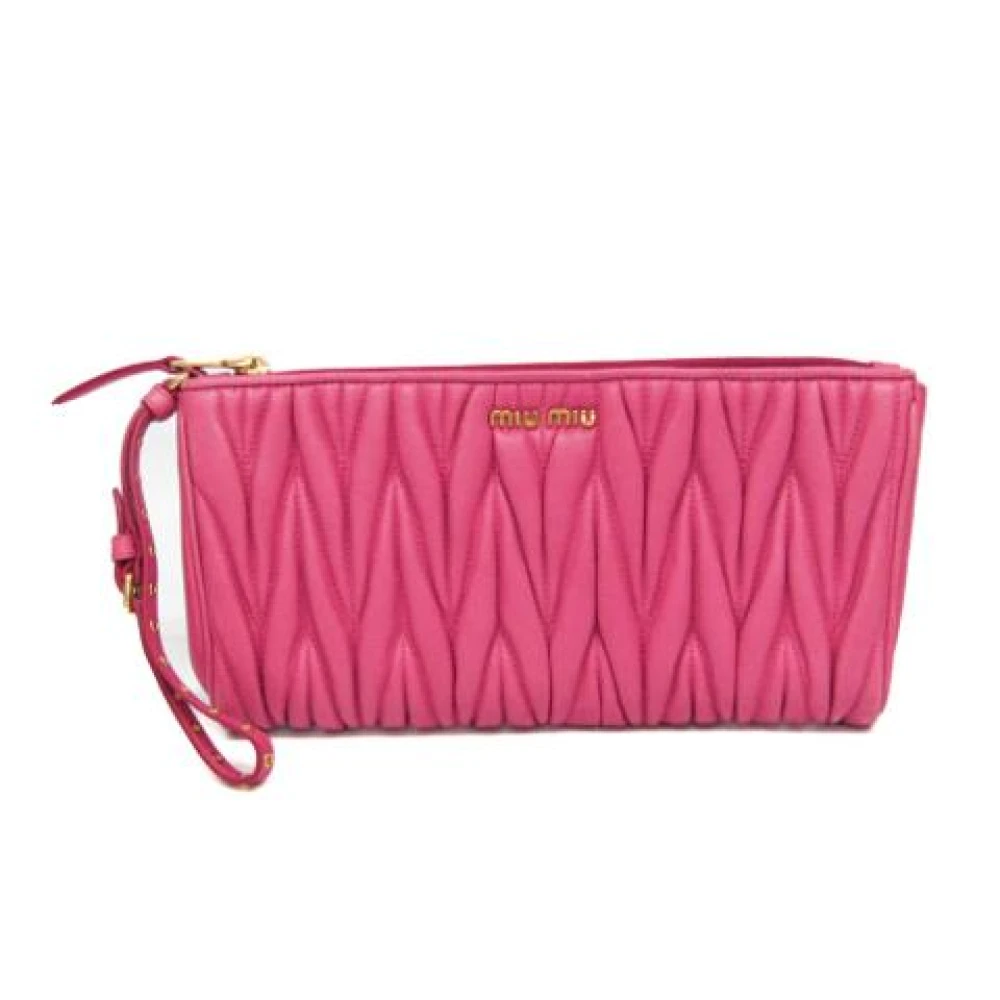 Pre-owned > Pre-owned Bags > Pre-owned Clutches - - Miu Miu Pre-owned - Modalova