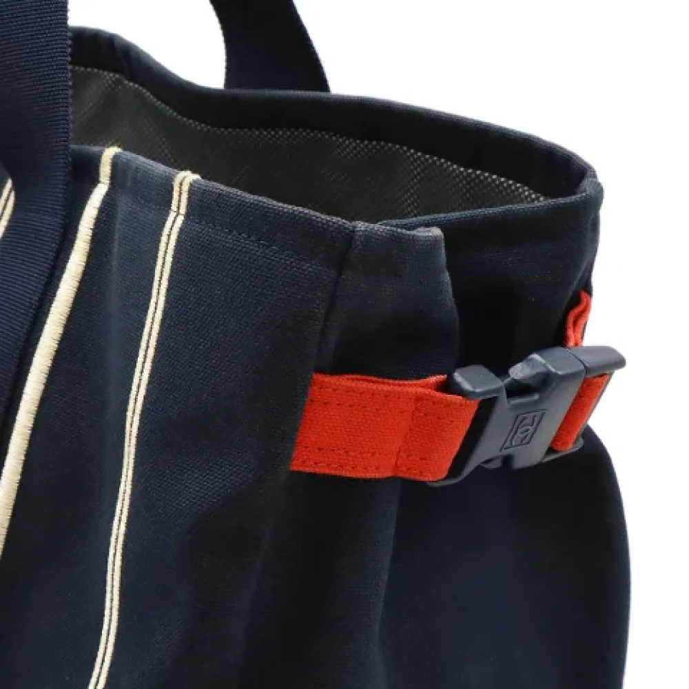 Chanel Vintage Pre-owned Canvas totes Blue Dames