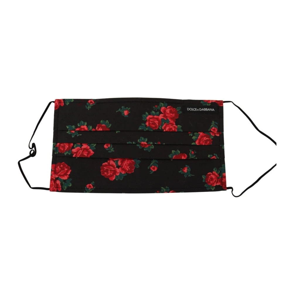 Dolce & Gabbana Unisex Elegant Floral Cotton Face Mask