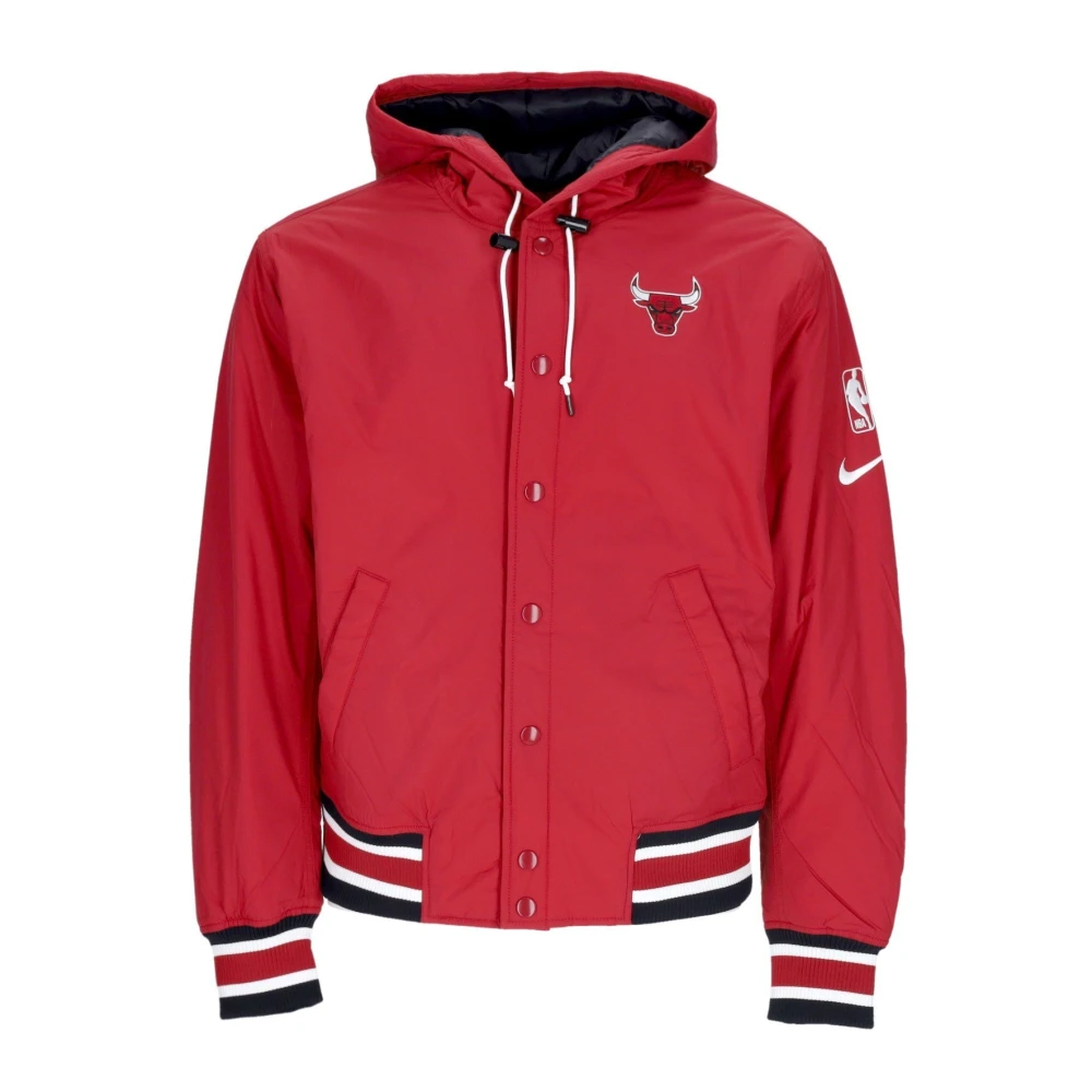 Nike NBA City Edition Snap Jack Red Heren
