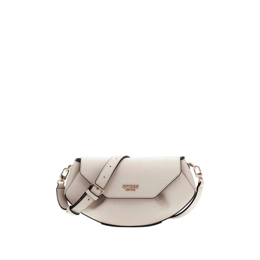 Guess Women's Beige Amorette Flap Crossbody