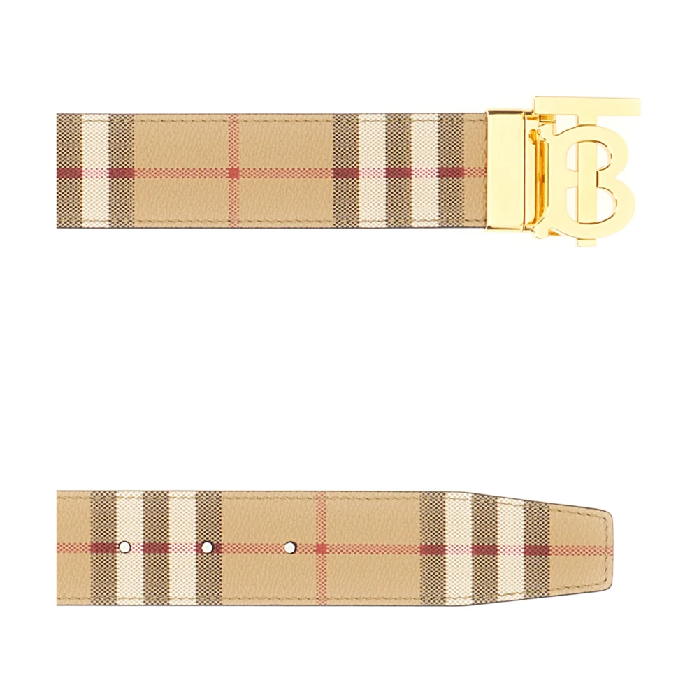 Burberry Stijlvolle Riemencollectie Beige Heren