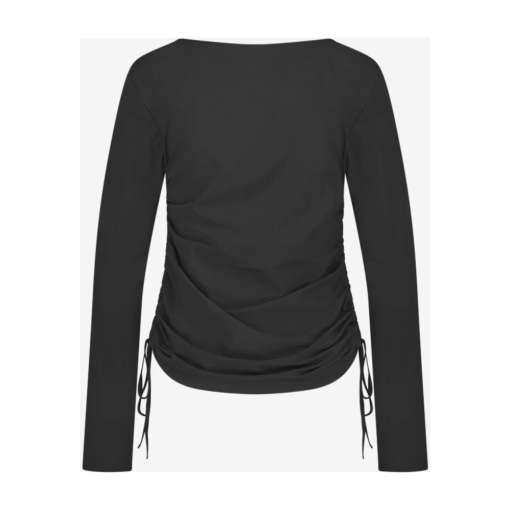 Jane Lushka Long Sleeve Tops Black Dames