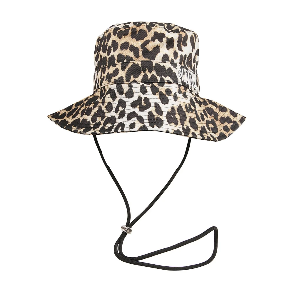 Ganni Emmerhoed Print Brown Dames