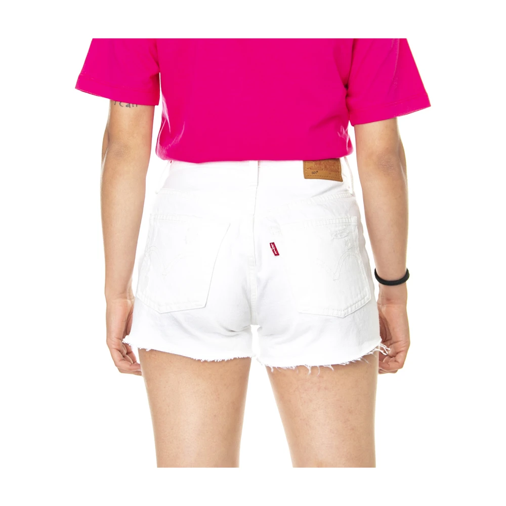 Levi's Denim Bermuda Shorts Lente Zomer Vrouwen White Dames