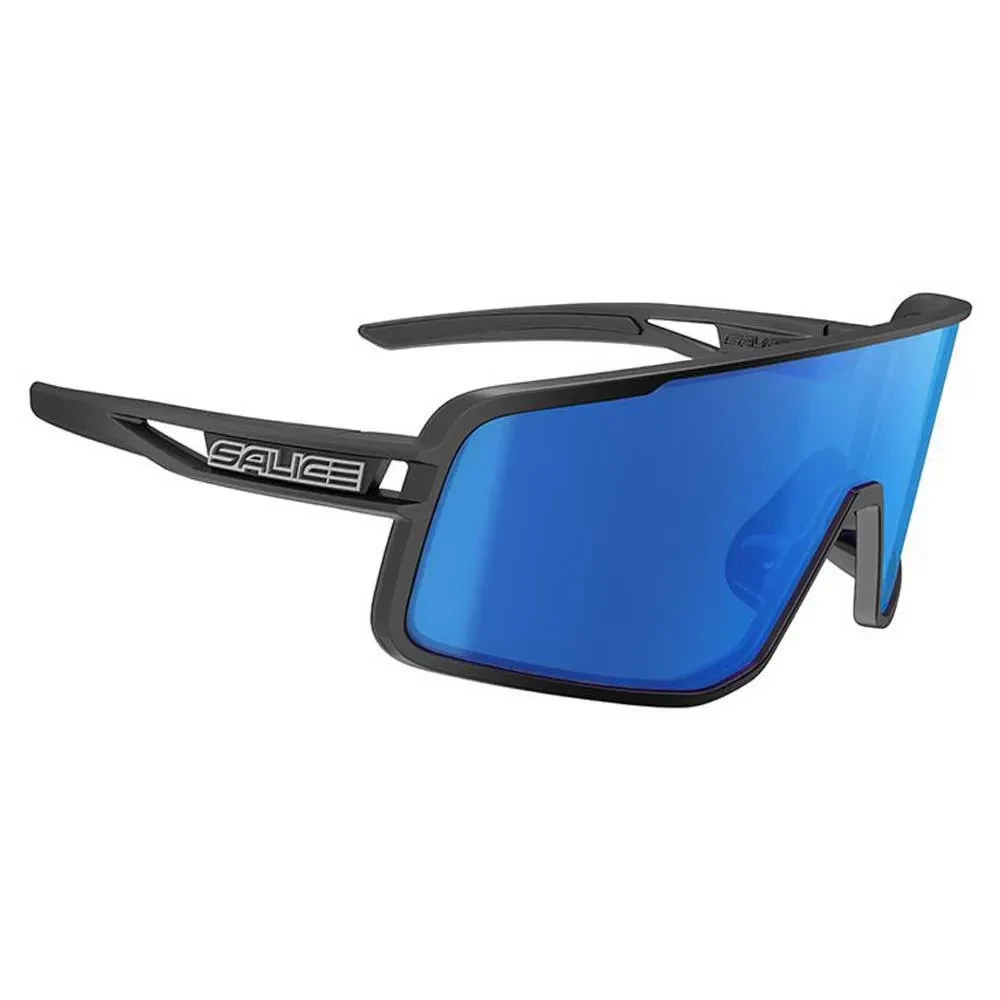 Salice Unisex Black /Rw Blue Sunglasses With Clear Lens - Sunglasses - One Size - Accessories