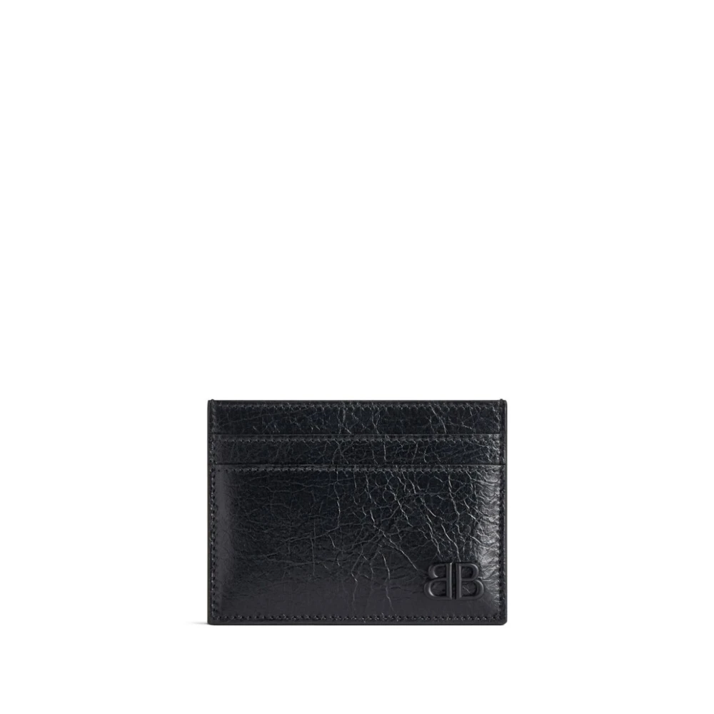 Balenciaga Zwarte Portemonnees met 5.0cm Rand en 55.0cm Omtrek Black Heren