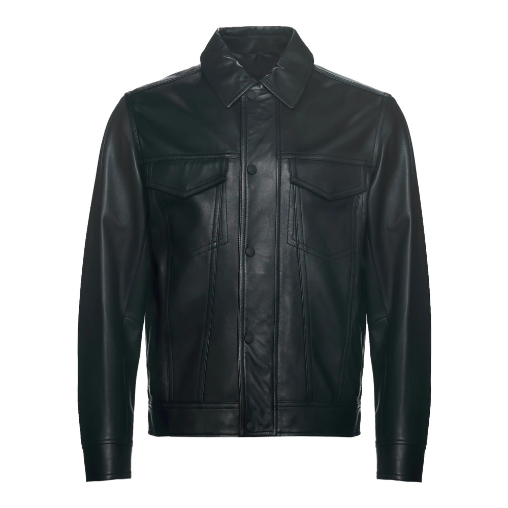 Jackets > Leather Jackets - - Hugo - Modalova