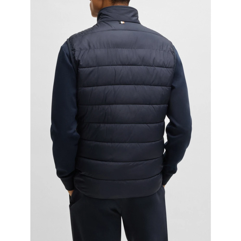 Hugo Boss Donkerblauwe Outerwear Jas Blue Heren