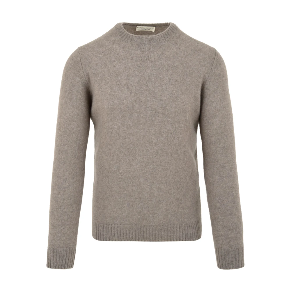 Filippo De Laurentiis Men's Gray Dove Grey Jumpers For