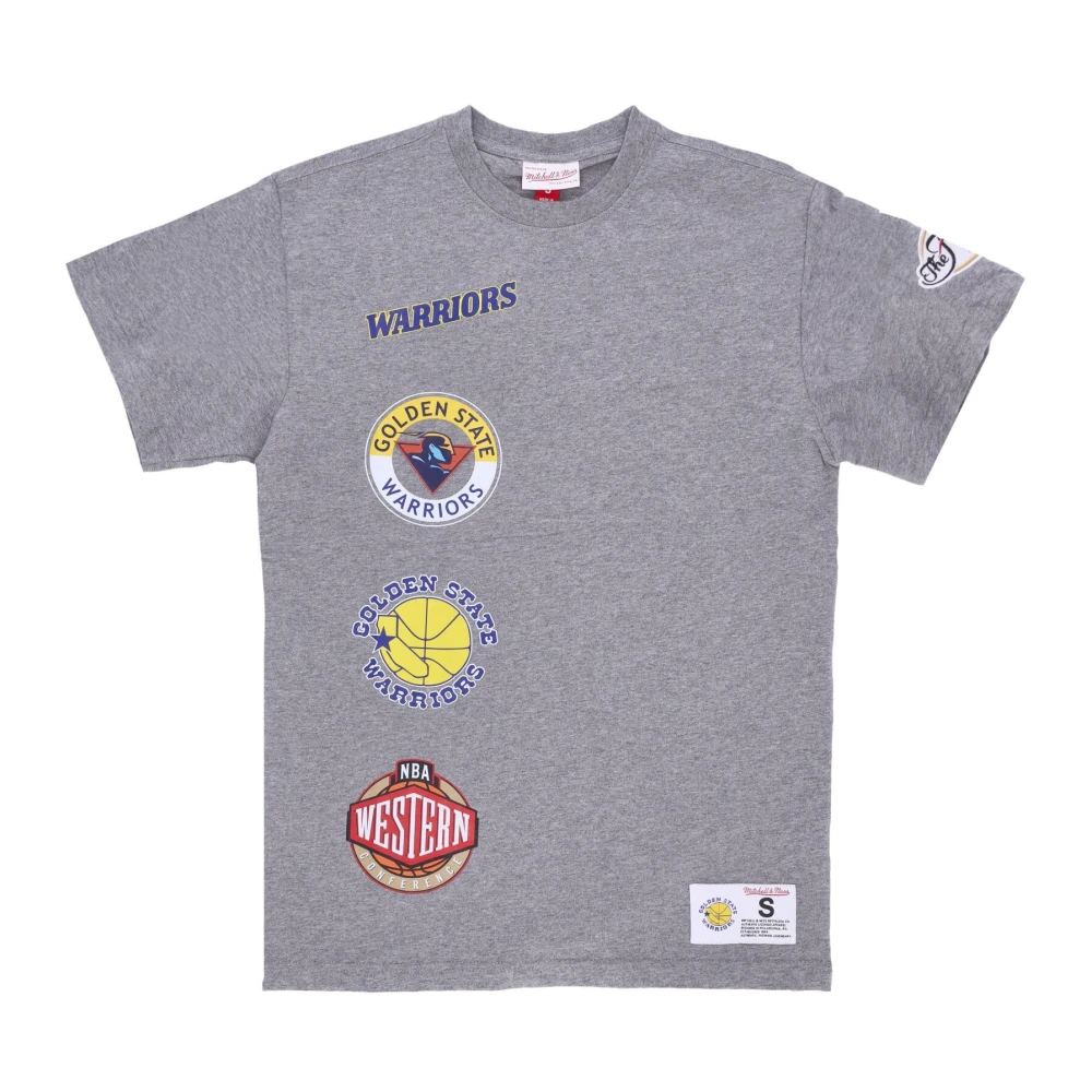 Mitchell & Ness Golden State Warriors T-shirt Gray Heren