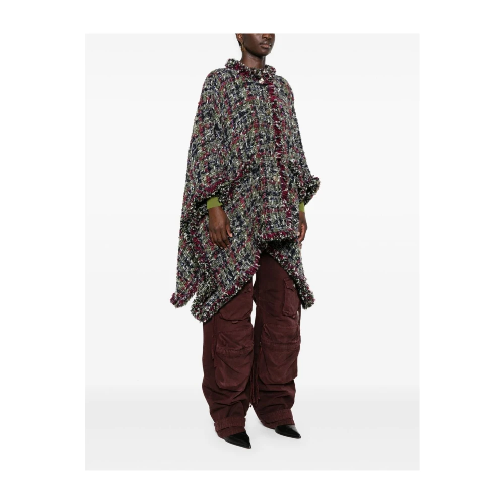 ETRO Stijlvolle Jassen Ponchos Multi Brown Dames