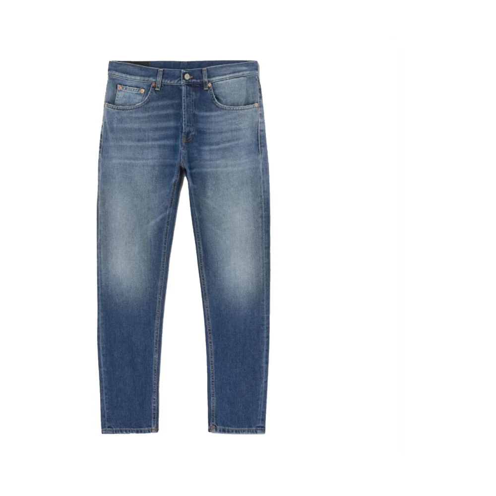 Dondup Stijlvolle Slim-fit Worteljeans voor Heren Blue Heren