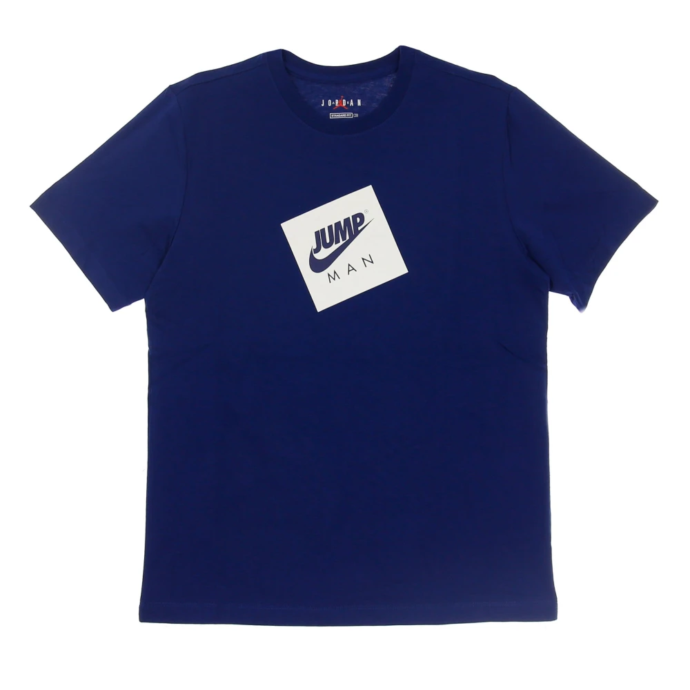 Jordan Blauw Void Wit T-shirt voor Mannen Blue Heren
