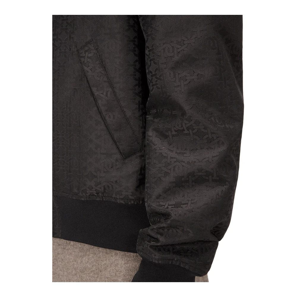 Bally Omkeerbare Logo Print Jas Black Heren