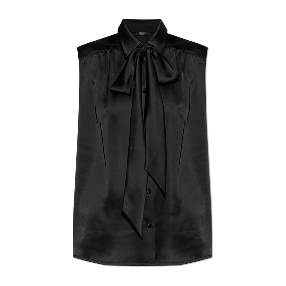 Versace Donna Nero Camicette Xs, New,