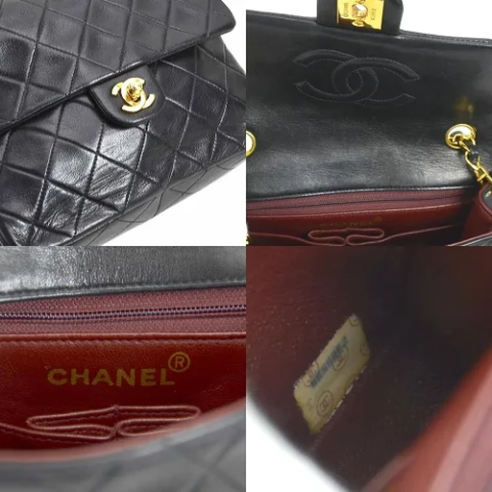 Chanel Vintage Pre-owned Leather chanel-bags Black Dames