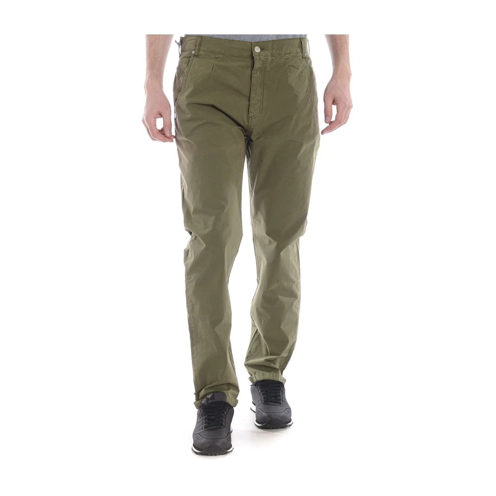 Daniele Alessandrini Men's Green Chinos, W38, Chinos