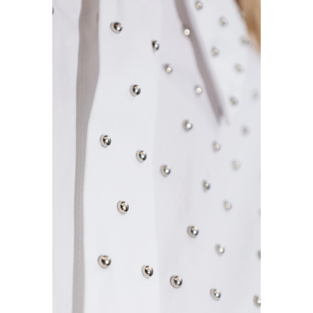 SPORTMAX Shirt met decoratieve afwerking Vicky White Dames