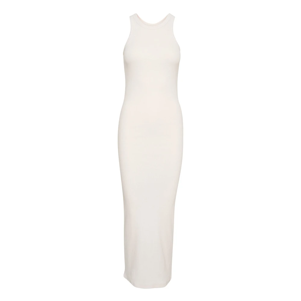 Inwear White Midi Dresses, Female, Xs, Simple Tank Dress Whisper