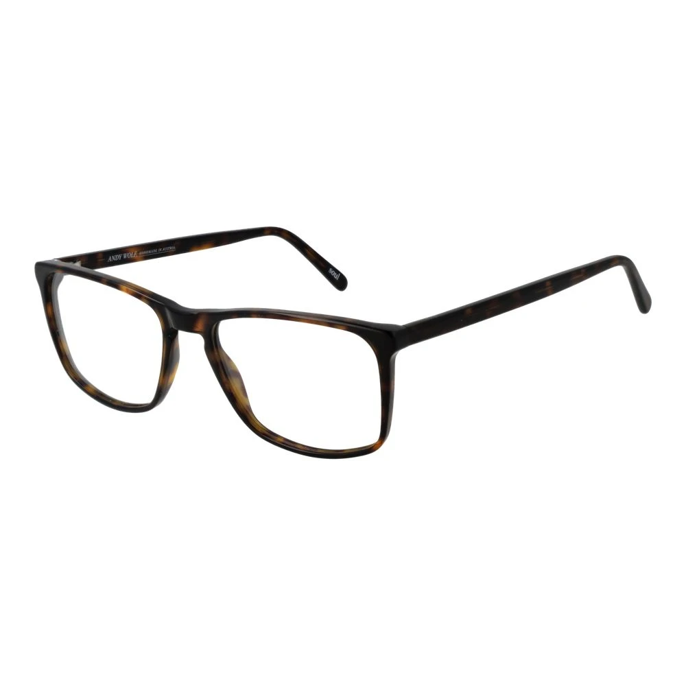 Andy Wolf Unisex Brown Rectangle Optical Frames