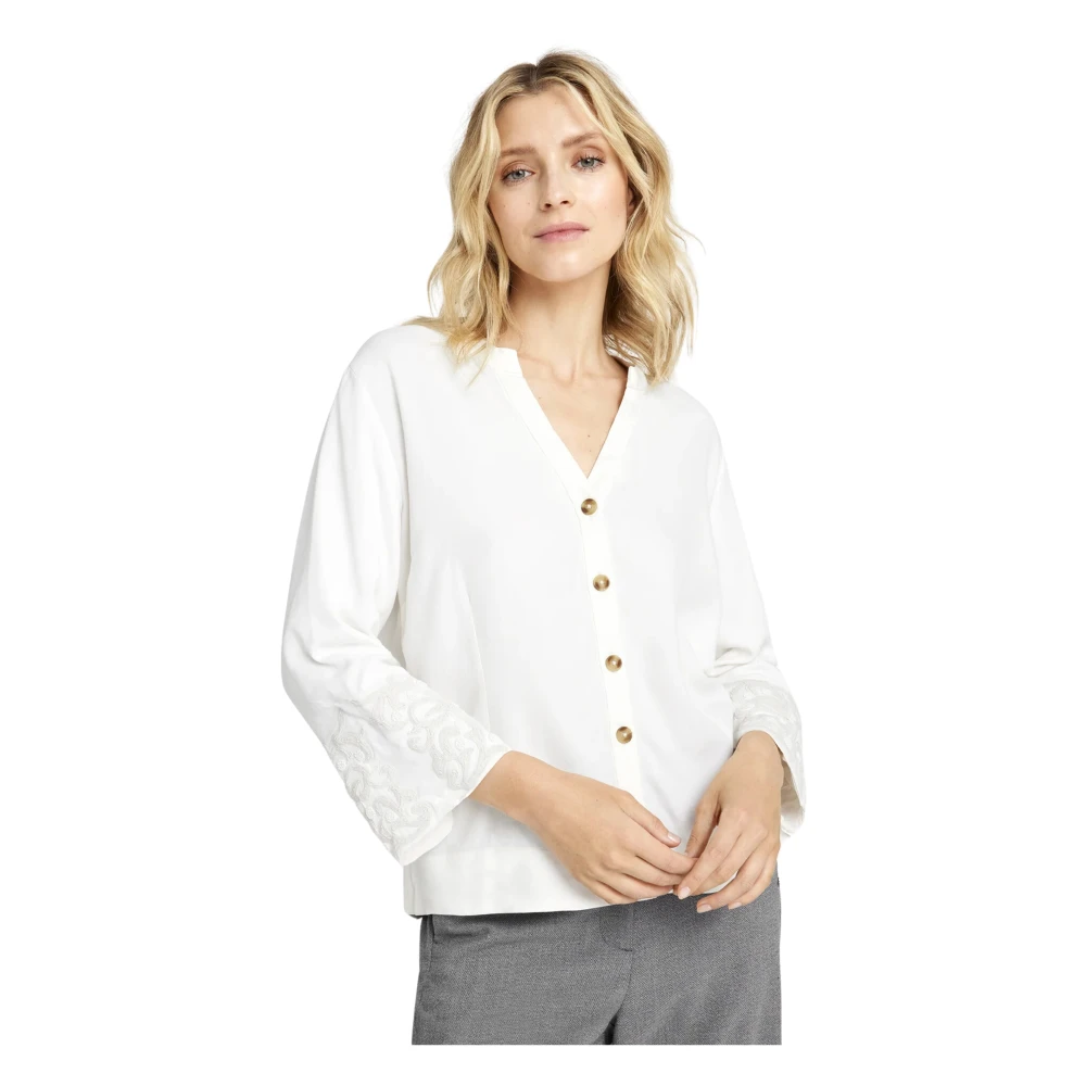 Gustav Off White Naja Blouse White Dames