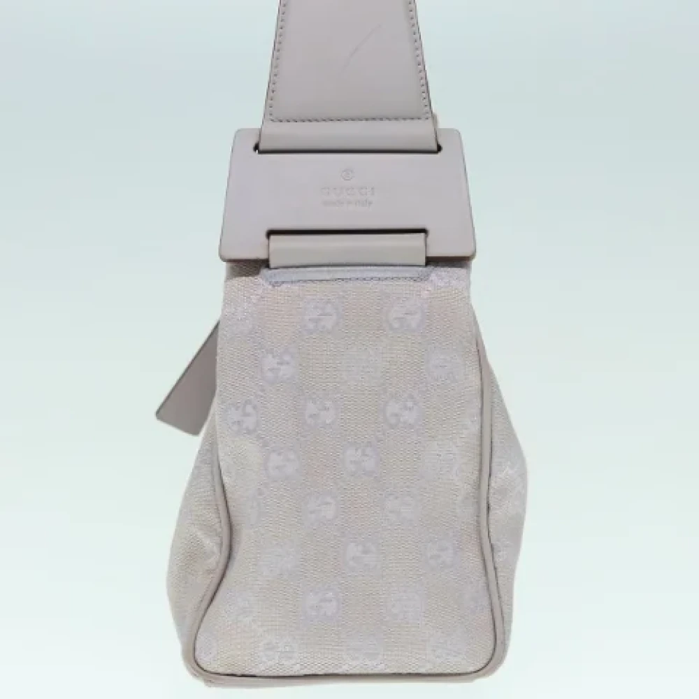 Gucci Vintage Pre-owned Canvas gucci-bags Gray Dames