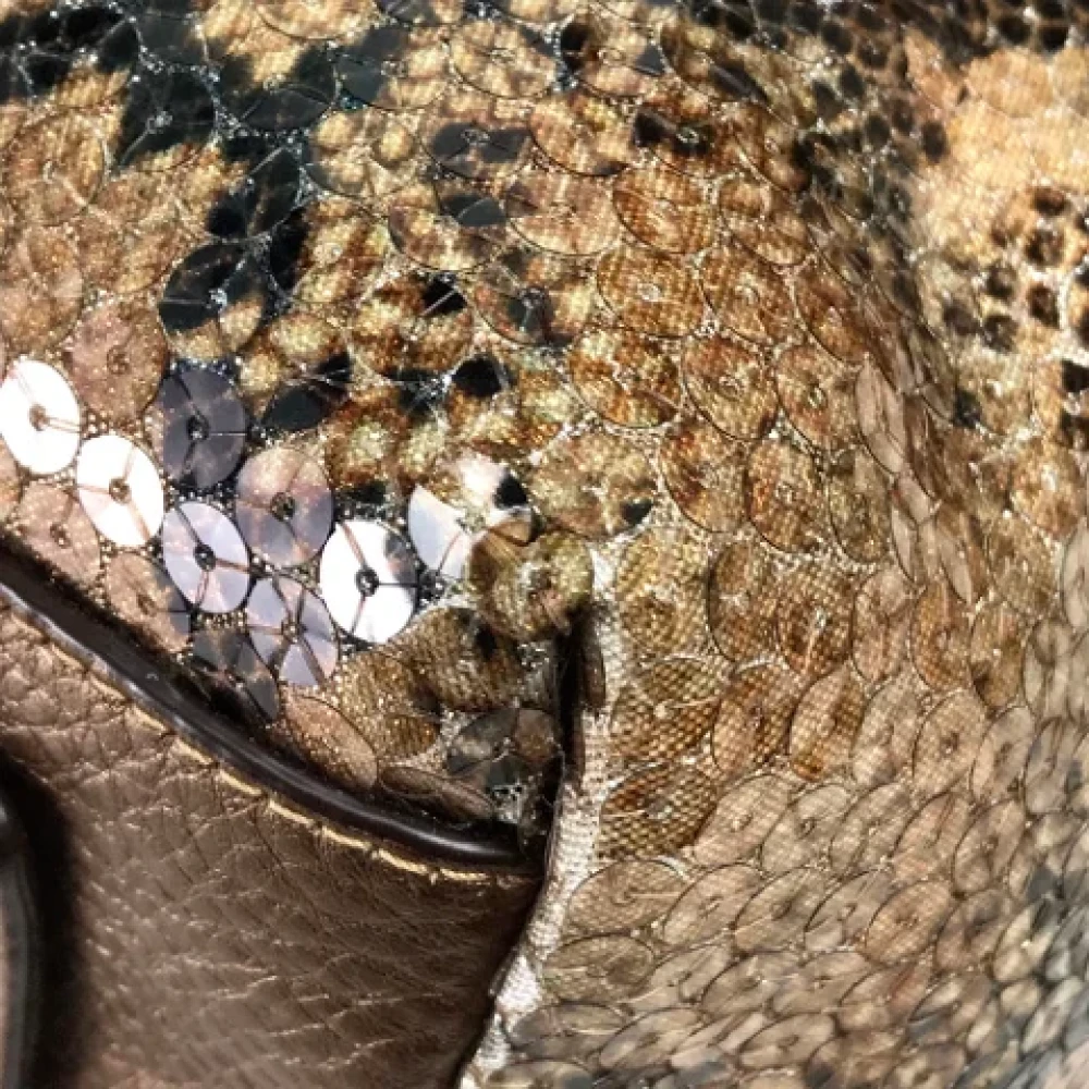 Coach Pre-owned Fabric handbags Brown Dames