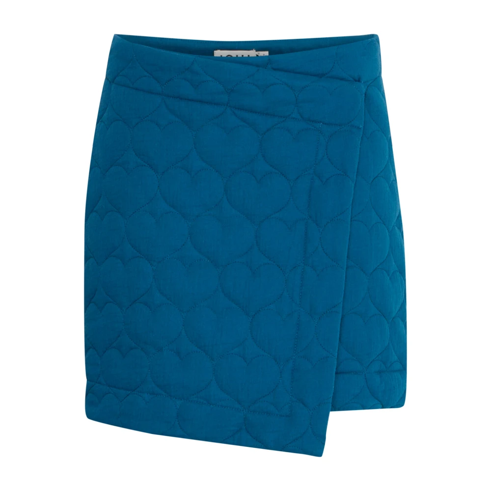 Ichi Gewatteerde Marokkaans Blauwe Rok Blue Dames