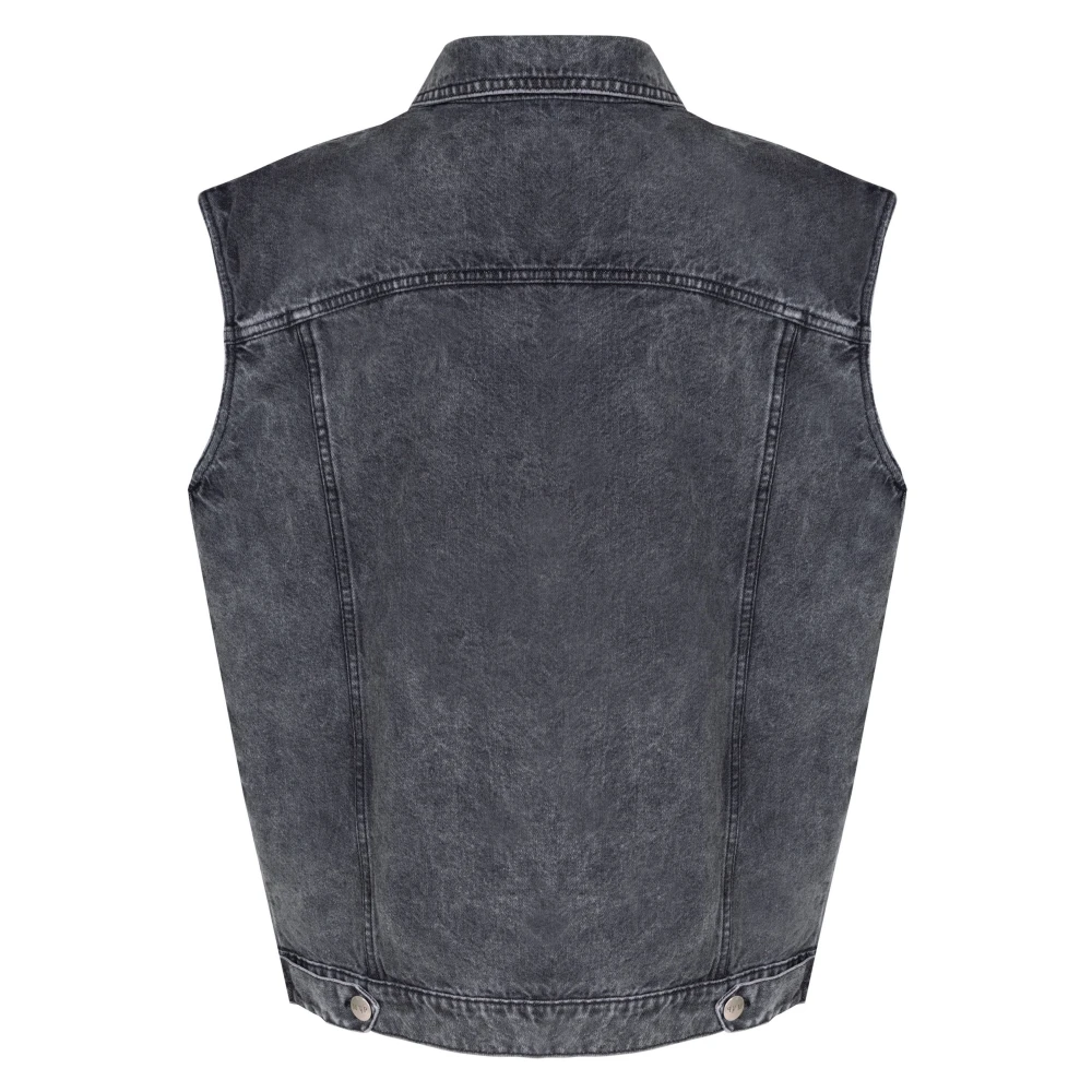 MVP wardrobe SAN Babila Denim Vest Gray Dames