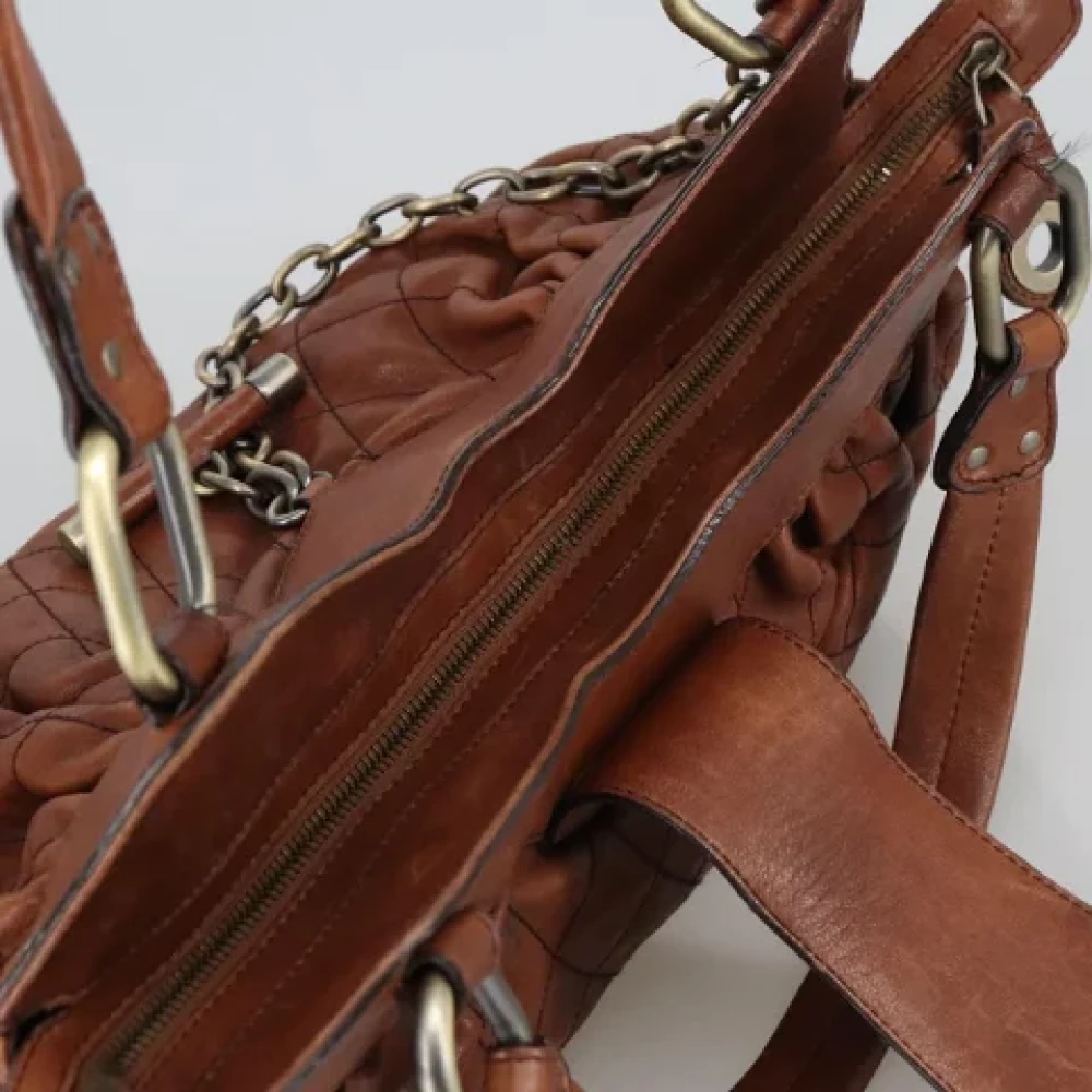 Bally Pre-owned Leather handbags Brown Dames