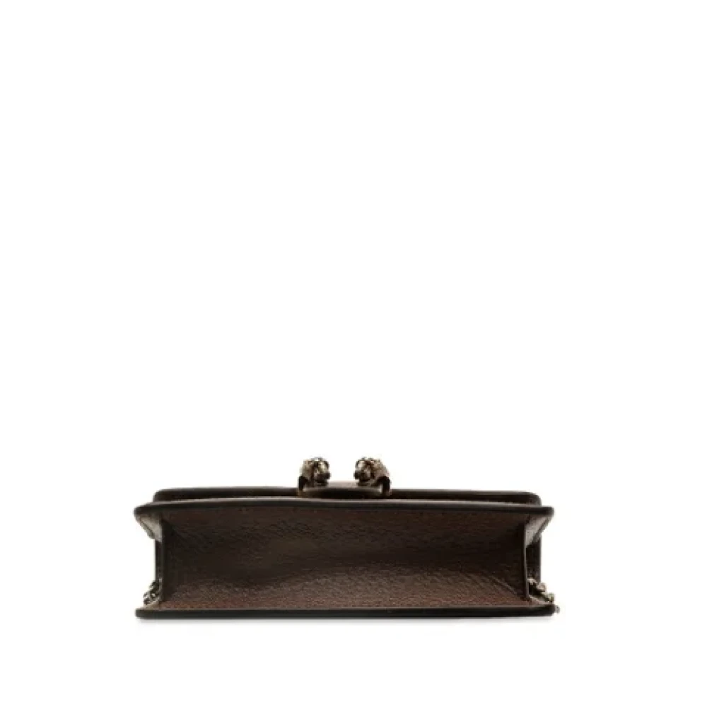 Gucci Vintage Pre-owned Leather gucci-bags Brown Dames