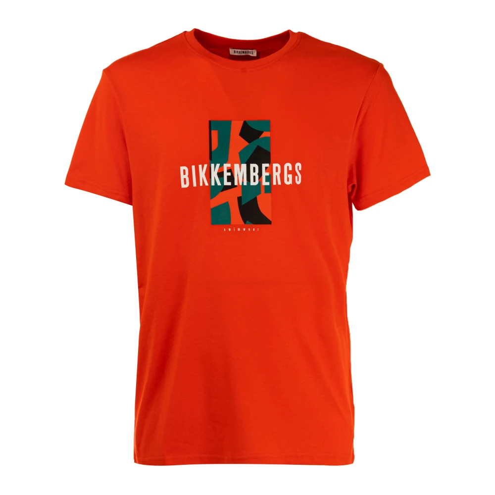 Bikkembergs Stijlvolle T-Shirt Collectie voor Mannen Orange Heren