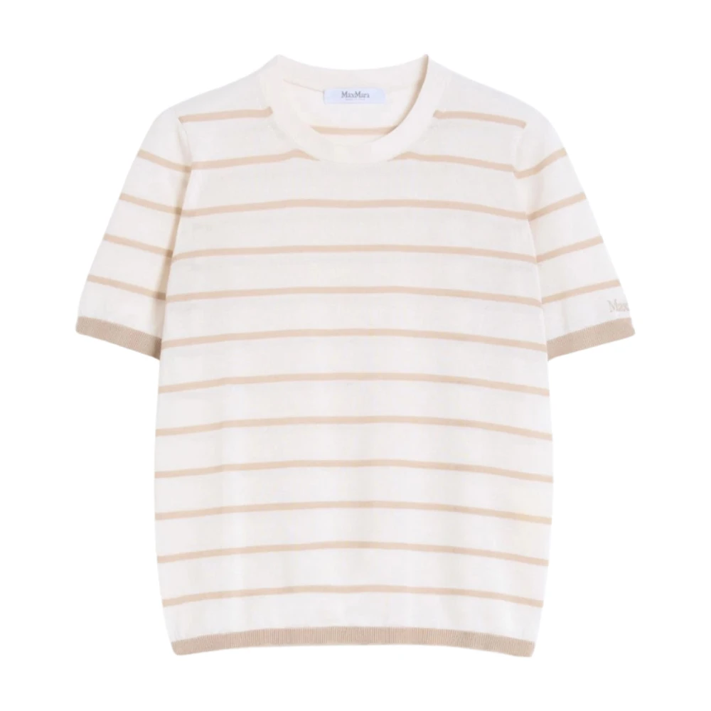Max Mara Femme Beige Pulls, Taille: 44 Fr Favetta Sweater