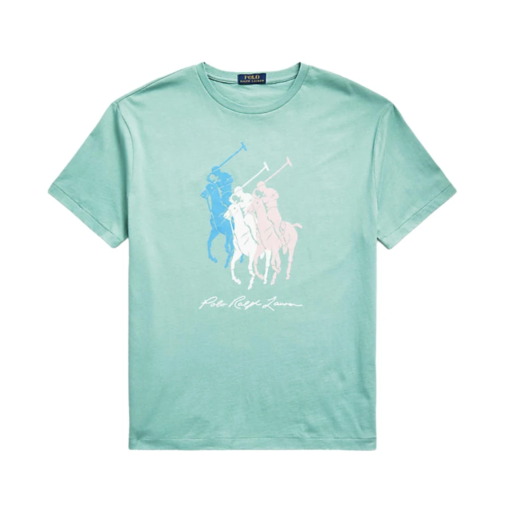 Polo Ralph Lauren Stijlvol T-shirt voor mannen Green Heren