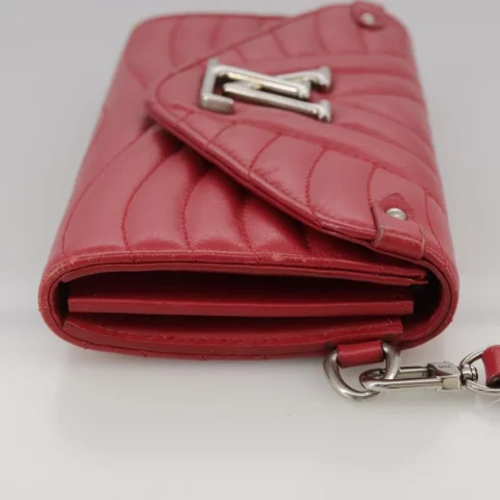 Louis Vuitton Vintage Pre-owned Leather wallets Red Dames