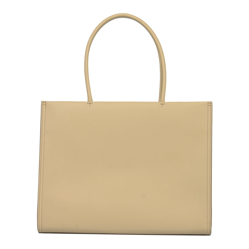 TORY BURCH Ella Bio Small Tote Tas Beige Dames