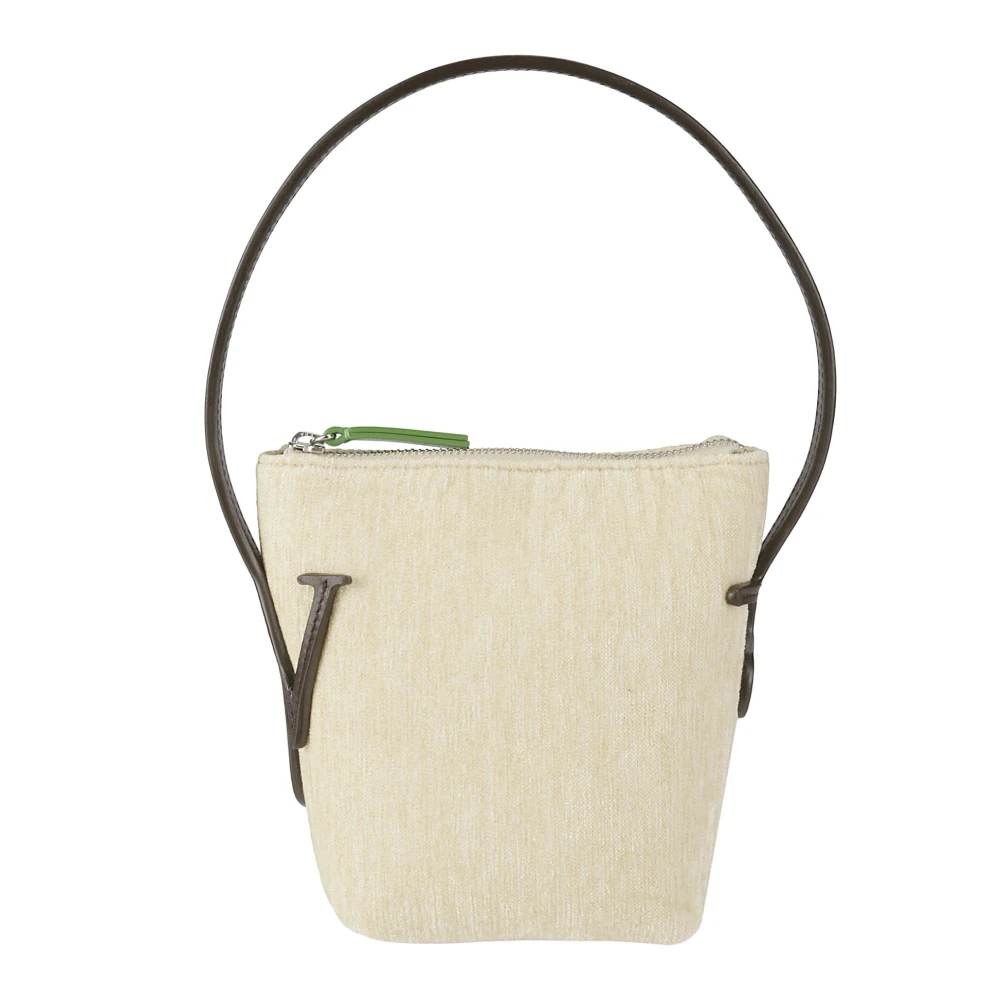 Jw Anderson Women's Beige Shoulder Bags, One Size, Mini Anchor Hobo Bag