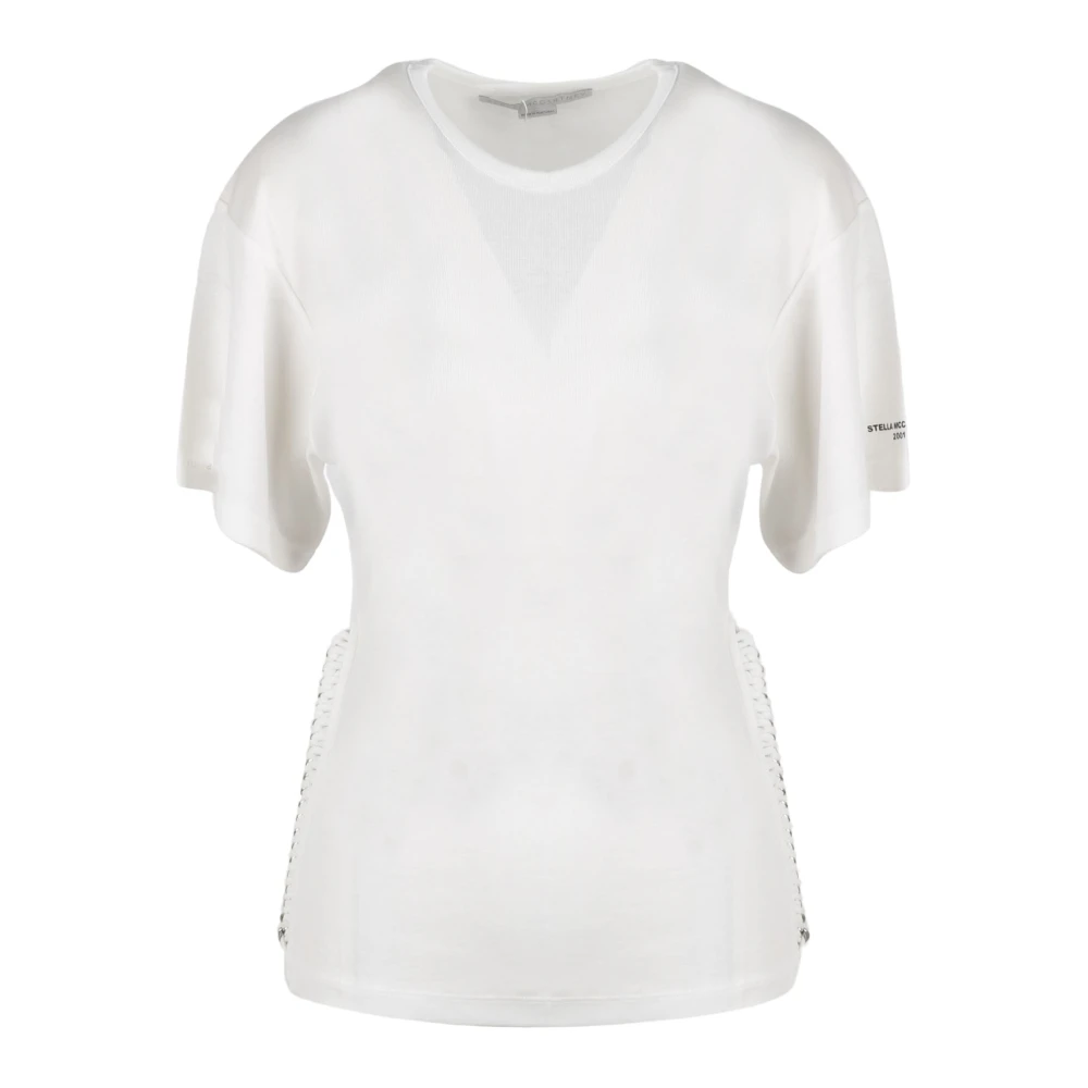 Stella Mccartney Diamantketting T-shirt White Dames