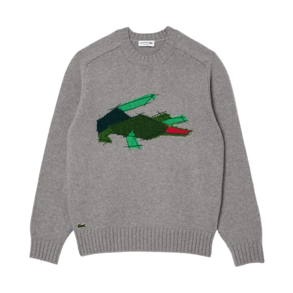 Lacoste Grå Sweatshirt för Män Aw24 Gray, Pojke