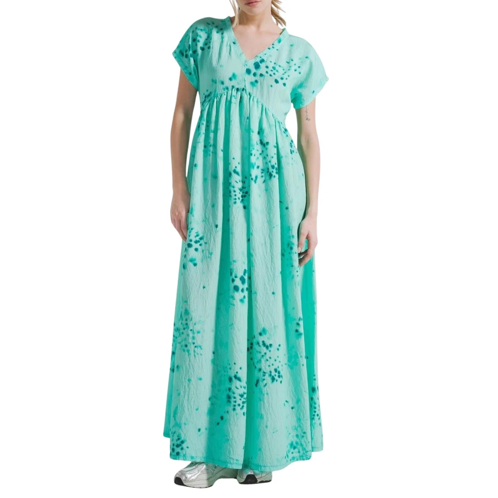 Deha Women's Blue Maxi Dresses, S, Vestido Largo De Vicosa
